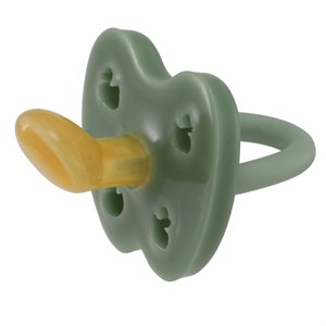 Hevea - Colourful pacifier 0-3 months Orthodontic, Moss Green