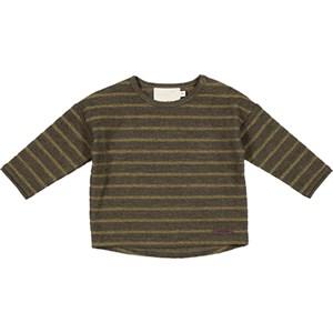MarMar - Tajco Terry T-shirt LS, Dark Mustard Stripe