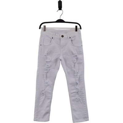 HOUNd - Pipe Jeans 7/8, White Denim
