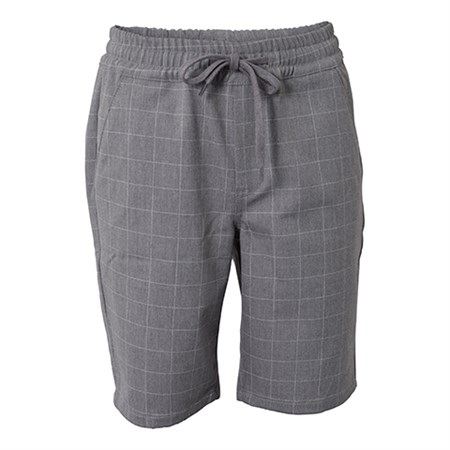 HOUNd - Loose DUDE Shorts Checked, Light Grey