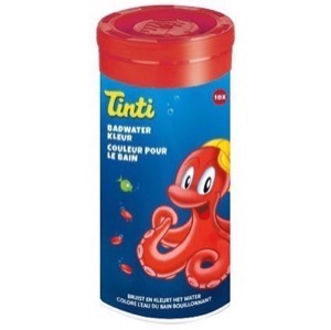 Tinti - Badevandsfarver 10 styk, Rød