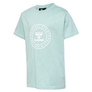 Hummel - Tres Circle T-shirt SS, Blue Surf