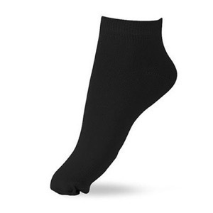 Melton - Basis sneaker strømpe, sort