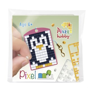 Pixelhobby - Nøglering Startsæt, Pingvin