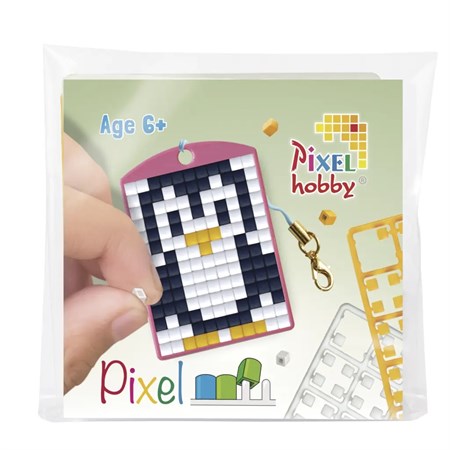 Pixelhobby - Nøglering Startsæt, Pingvin
