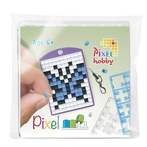 Pixelhobby - Nøglering Startsæt, Sommerfugl