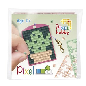 Pixelhobby - Nøglering Startsæt, Kaktus