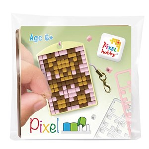 Pixelhobby - Nøglering Startsæt, Teddybjørn