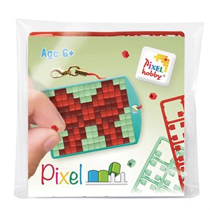 Pixelhobby - Nøglering Startsæt, Christmas Bow