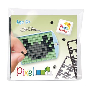 Pixelhobby - Nøglering Startsæt, Axolotl Grå