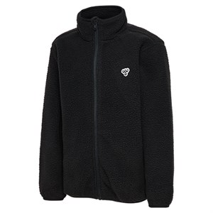 Hummel - hmlJR ATLAS FLEECE ZIP JACKET, BLACK