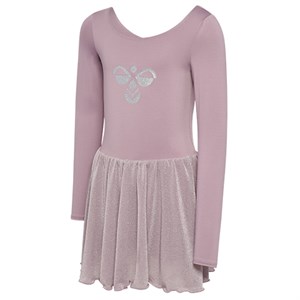 Hummel - hmlJR GLITTER TIGHTS GYMSUIT L/S, Sea Fog