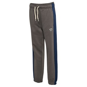 Hummel -  hmlJR LOOSE BLOCK SWEATPANTS BEE, Dark Gull Gray