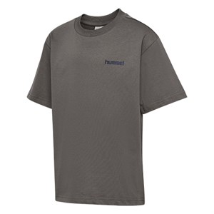 Hummel - hmlJR LOOSE BLOCK CREWNECK, Dark Gull Gray
