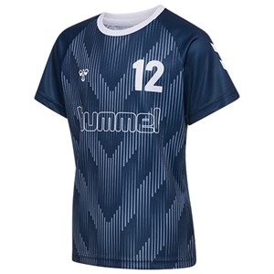 Hummel - hmlJR REG SOCCER 12 T-SHIRT SS, Dress Blues