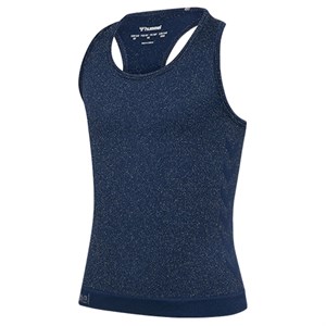 Hummel - hmlJR SEAMLESS GLITTER TANK TOP, Dress Blues