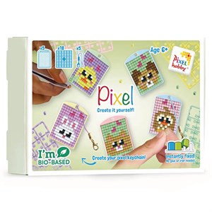 Pixelhobby - Nøglering Tema Box, Kawaii Kæledyr