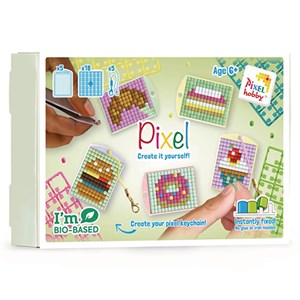 Pixelhobby - Nøglering Tema Box, Snacks