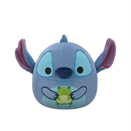 Squishmallows - 20 cm Disney Stitch, Holding Frog