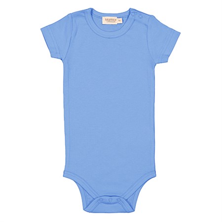 MarMar - Modal Fine Rib Plain Body SS, Cornflower