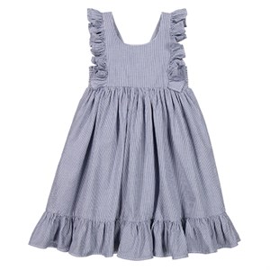 MarMar - Danita Frill Dress, Navy Stripe