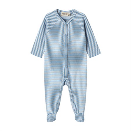 MarMar - Renas Modal Fine Rib Body LS, Blue Stripe