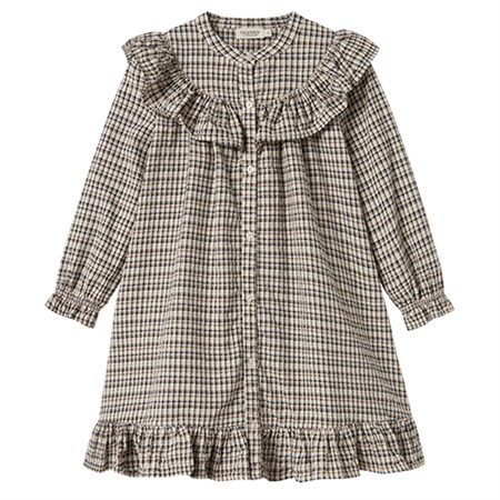 MarMar - Dalina, Seersucker Check Dress, Pilot Navy Check