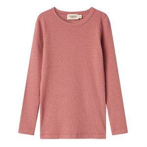 MarMar - Tani Modal Fine Rib T-shirt, Perished Rose