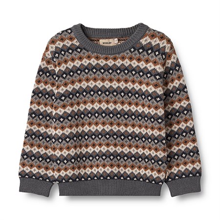 Wheat - Jacquard Pullover Elias, Multi