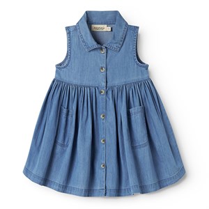 MarMar - Danal Light Denim Kjole, Blue Denim