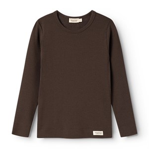 MarMar - Plain Tee LS, T-shirt, Dark Roast