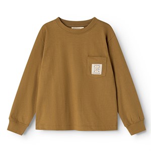 MarMar - Tad T-shirt LS, Deep Caramel