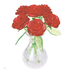Robetoy - CRYSTAL PUZZLE RED ROSES 47pcs