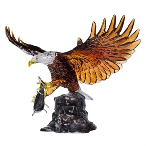 Robetoy - CRYSTAL 3D PUZZLE BROWN EAGLE 63pcs