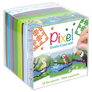 Pixelhobby - Pixel Cube, Tropiske Fugle