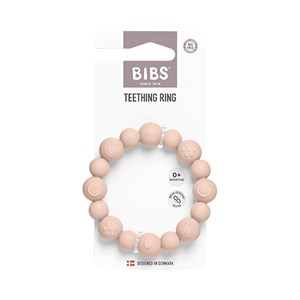 BIBS - Beaded Teething Ring, Blush
