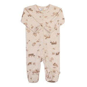Joha - Jumpsuit M/Fødder, Beige