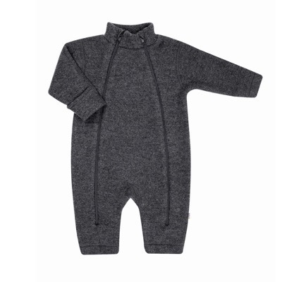 Joha - Jumpsuit 2i1 Uld, M.Grå Melange