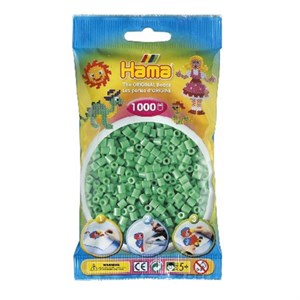 Hama - Midi Perler 1000 Stk - Lys Grøn