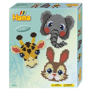 Hama - Midi Gaveæske 3D Dyreansigter 3241