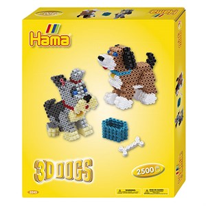 Hama - Midi Gaveæske 3D Hunde 3243