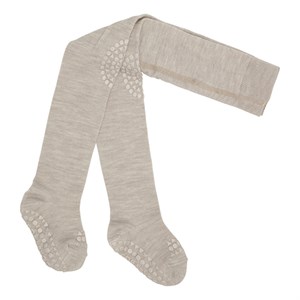 GoBabyGo - Kravle Strømpebukser - Merino Uld, Sand