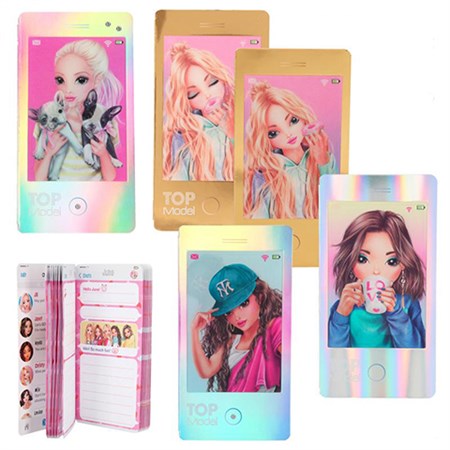 TOPModel - Notesbog Mobil, Vælg Mellem 4 Forskellige