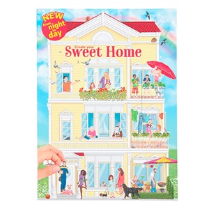 Creative Studio -  Create Your Sweet Home, Aktivitetsbog Med Stickers