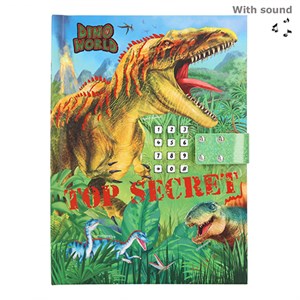 Dino World - Dagbog Med Kode & Lyd