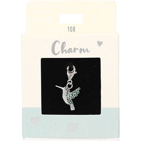 Depesche - Charms 108 Kolibri - Guldbelagt