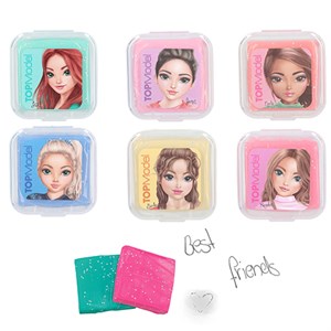 TOPModel - Formbart Glitter Neon Viskelæder