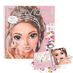 TOPModel - Dress Me Up Face Stickerbog - Glitter Queen