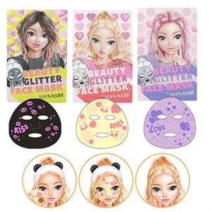 TOPModel - Ansigtsmaske Glitter Beauty And Me, Vælg Mellem 3 Varianter