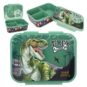 Dino World - Madkasse M. 3 Rum, Reflector